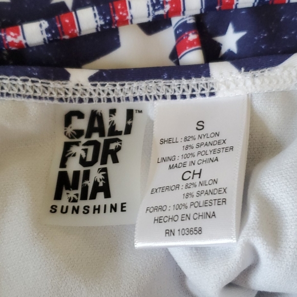 *CALIFORNIA SUNSHINE Swimsuit New - Picture 3 of 3